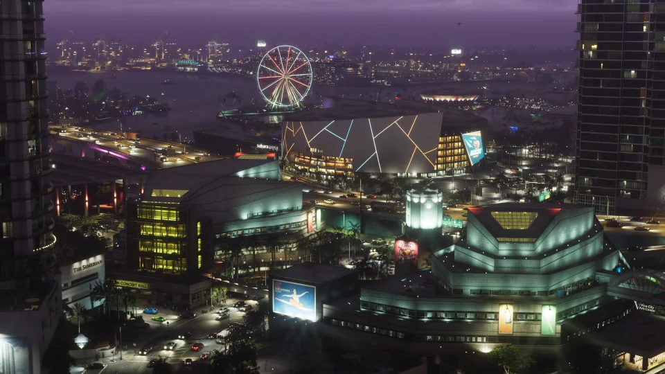 バイスシティ：夜景と観覧車
